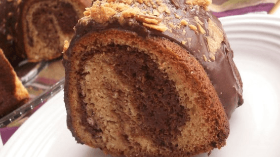 BEST CHOCOLATE PEANUT BUTTER MARBLE CAKE