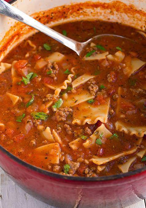 BEST AND SPECIAL LASAGNA SOUP