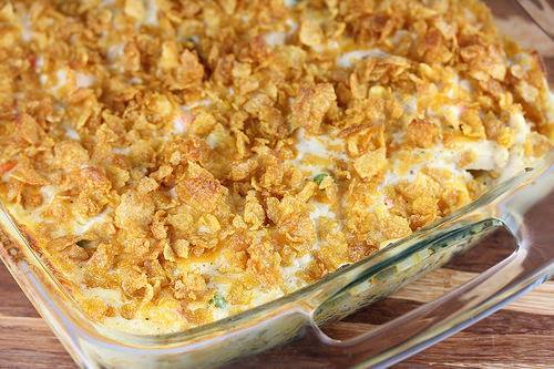 EASY AND SPECIAL CHICKEN SALAD CASSEROLE