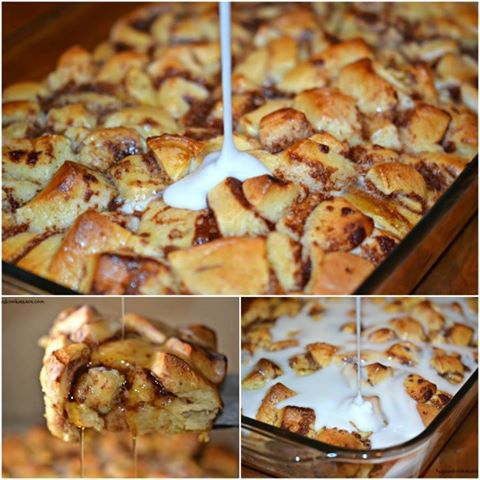 THE BEST CINNAMON ROLL FRENCH TOAST CASSEROLE