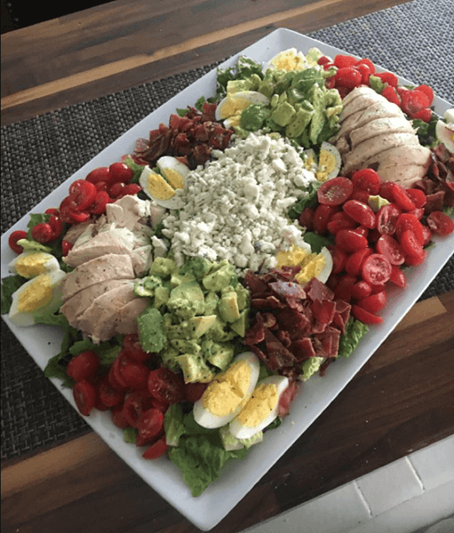 COBB SALAD WITH THE BEST DRESSING