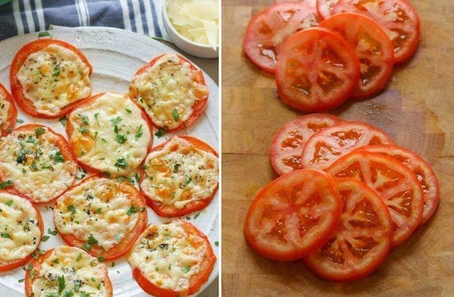 BEST BAKED PARMESAN TOMATOES