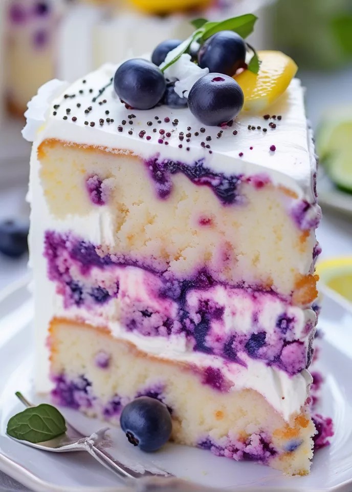 Lemon Blueberry Cheesecake Cake – Page 2 – 77GREATFOOD